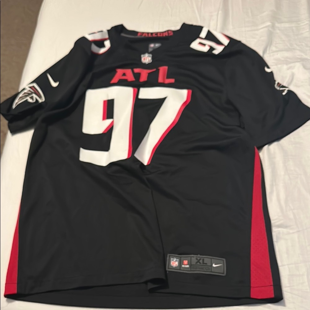 NFL Black and Red Men's Jersey